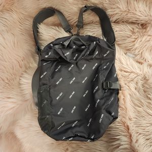 Victoria's secret PINK convertible backpack duffle bag LOVE PINK print